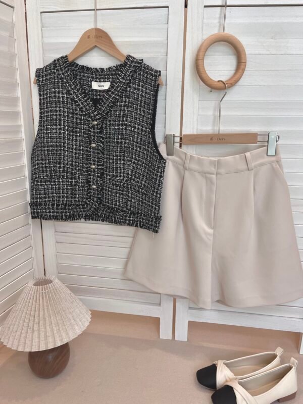 SUMMER TWEED VEST 小香风马甲