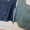 DENIM TOP 牛仔棉方领小上衣