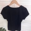 LACE TRIM TOP 方领小上衣