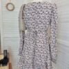 LAVENDER PLEATED DRESS 花边下摆连衣裙