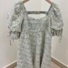 VM FLORAL PRINT DRESS  法式碎花连衣裙