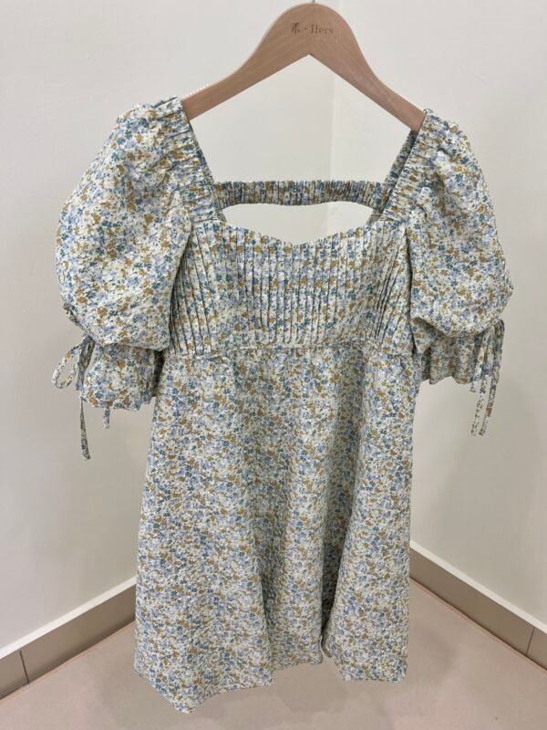 VM FLORAL PRINT DRESS  法式碎花连衣裙