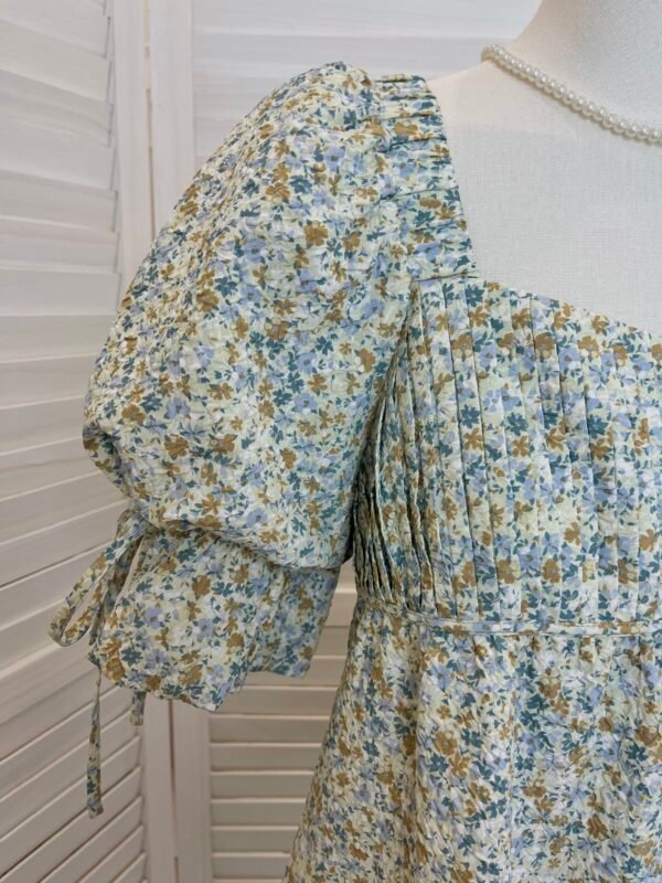 VM FLORAL PRINT DRESS  法式碎花连衣裙