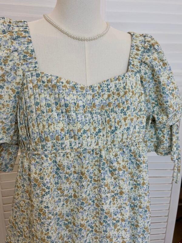 VM FLORAL PRINT DRESS  法式碎花连衣裙