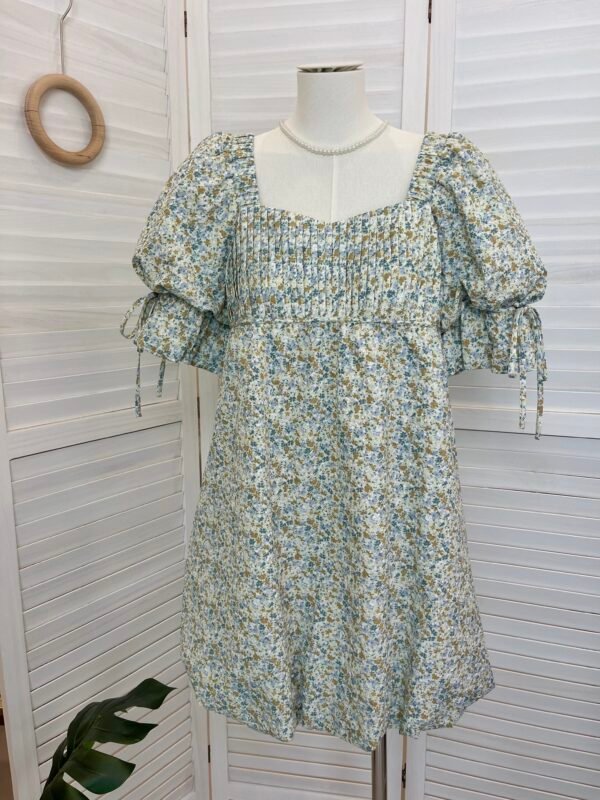 VM FLORAL PRINT DRESS  法式碎花连衣裙