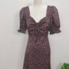 ROSIE TIE KNOT DRESS 玫瑰低胸连衣裙