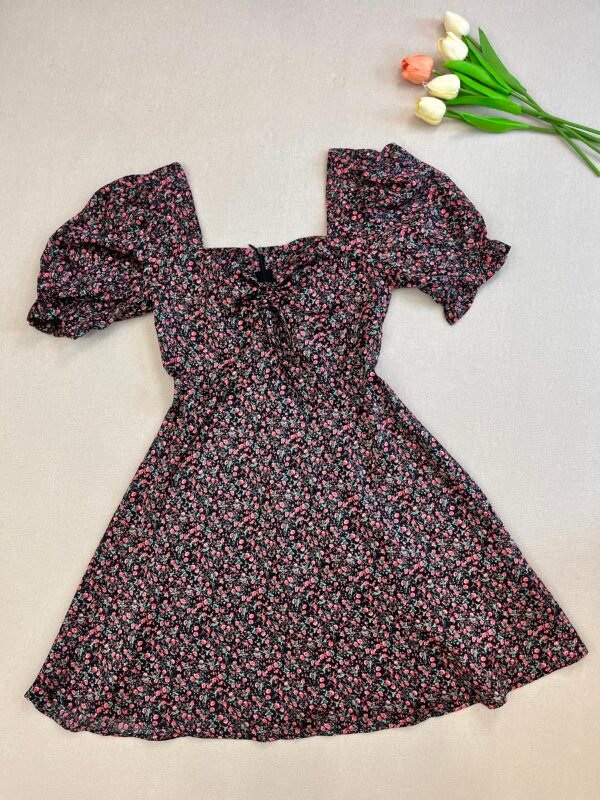 ROSIE TIE KNOT DRESS 玫瑰低胸连衣裙