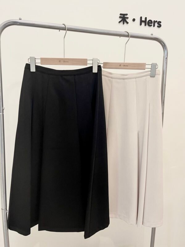 GORGEOUS PLEATED MIDI SKIRT 显瘦西装百褶伞裙