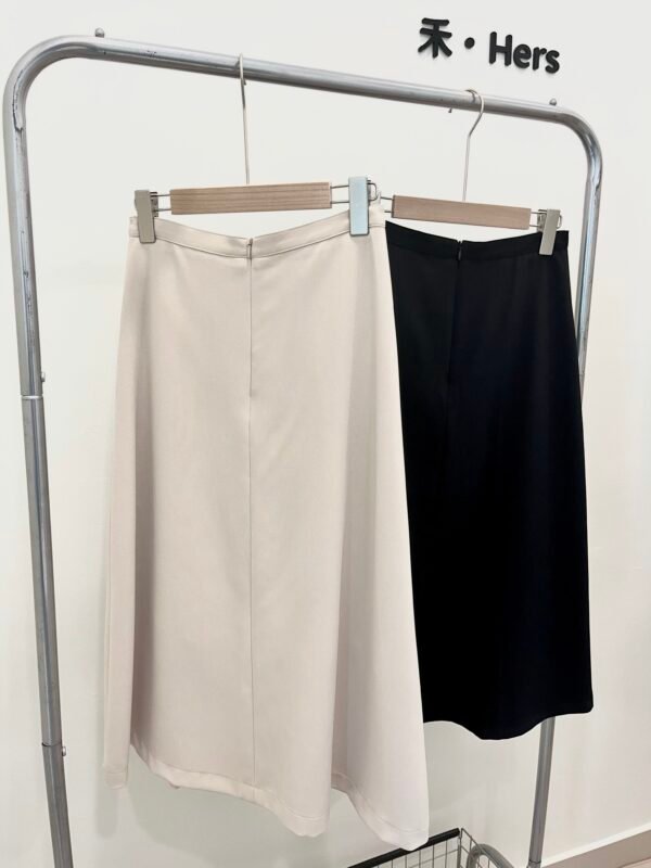 GORGEOUS PLEATED MIDI SKIRT 显瘦西装百褶伞裙