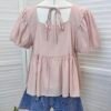 SWEET PUFF SLEEVE BLOUSE 泡泡袖小衫