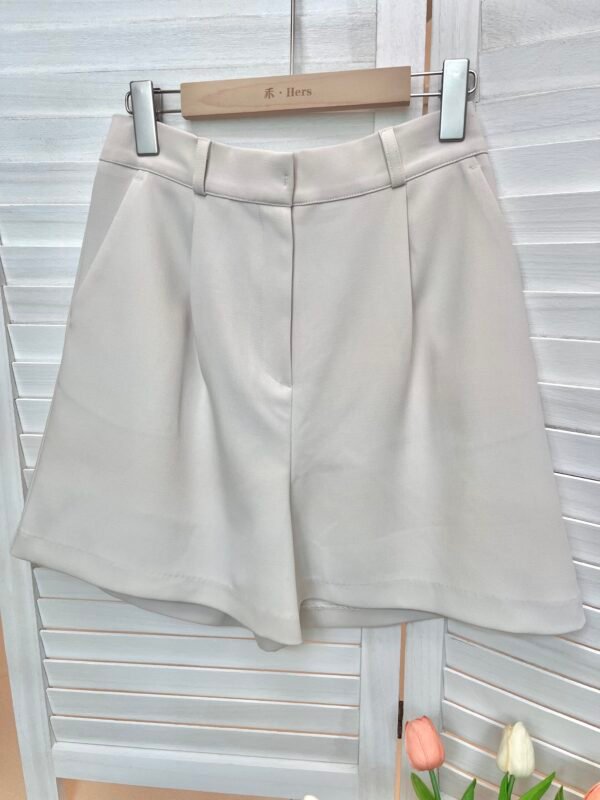 PLEATED TROUSER STRETCHABLE SHORTS 韩版西装中裤