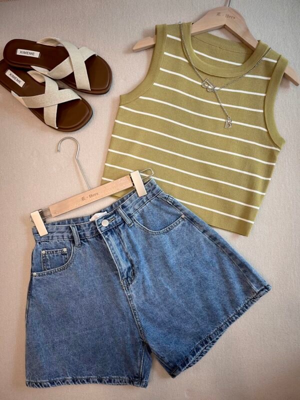 CROPPED VEST TOP 短款小背心